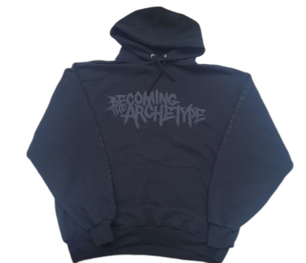 Vtg Becoming The Archetype Terminate Damnation Black Hoodie Y2k Band Merch